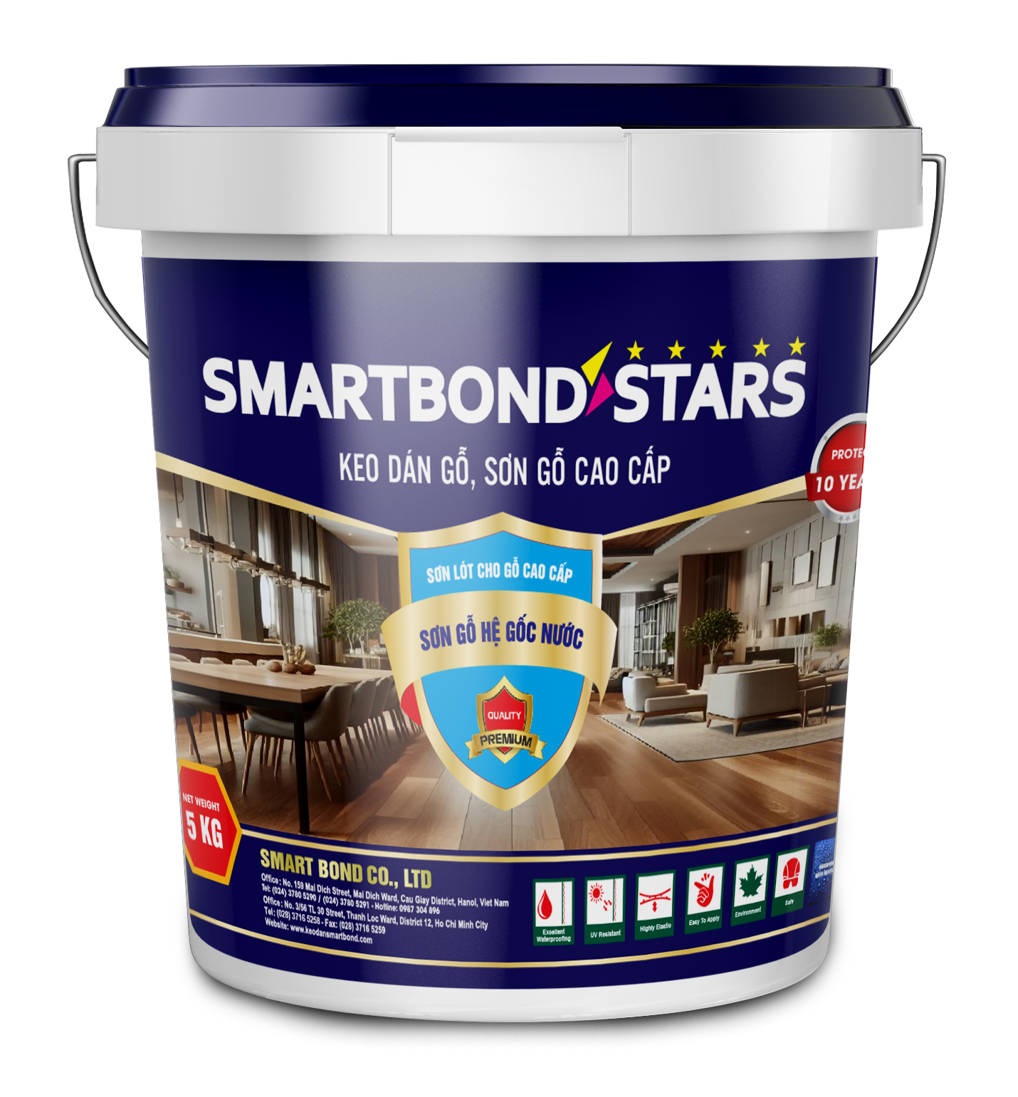 SƠN LÓT TRONG SEALER PRIMER SMARTBONDSTAR CHO GỖ SƠN LÓT TRONG SEALER PRIMER SMARTBONDSTAR CHO GỖ